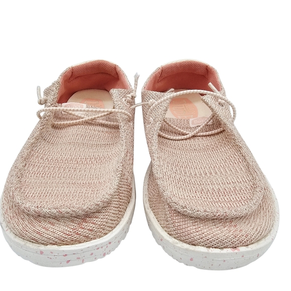 Hey Dude Wendy Youth Sport Mesh Light Pink Shoes - Picture 6 of 9